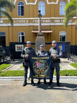 Comandante e policiais da Força Tática participam de curso da ROTA em SP