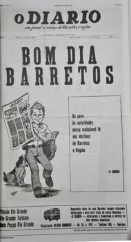 Capa da primeira edição de O Diário em 1º de Abril de 1969