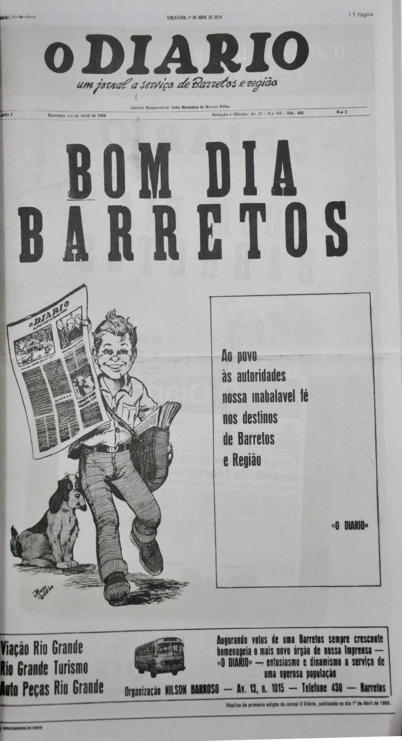 O Diário comemora 57 anos e renova compromisso com Barretos e região