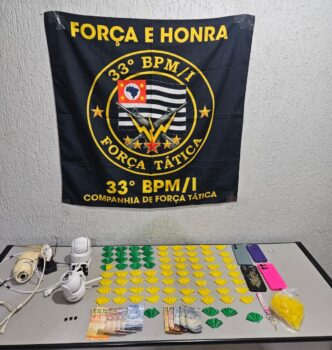 PM confirma prisões durante ação de combate ao tráfico no conjunto Newton Sopa (Foto: O Diário de Barretos)