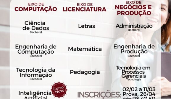 Inscrições para Vestibular da Univesp 2026 até esta quarta-feira