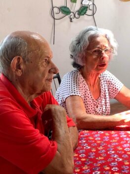 Emílio Cardillo e sua esposa Guiomar (Foto: Álbum de Família)