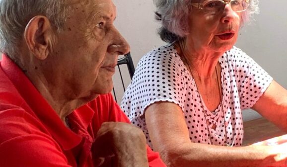 Emílio Cardillo e sua esposa Guiomar (Foto: Álbum de Família)