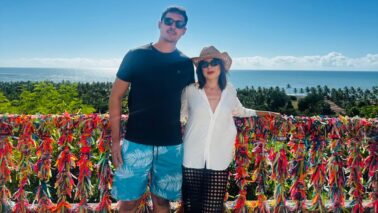 Heitor Atavila e Izabelle Lineker aproveitam dias de férias