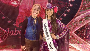 Glaucia Chiarelli junto com a Lara Sforcini