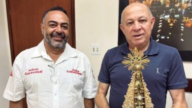 Edemilson junto ao Jerônimo Muzeti