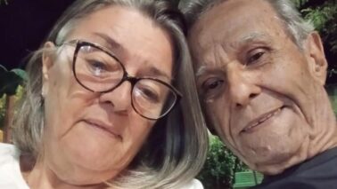 O casal Benedita e Gabriel Motta