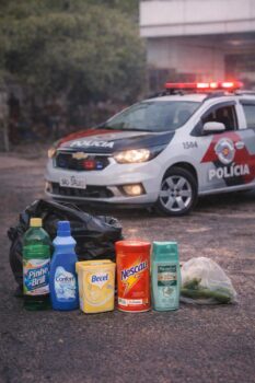 Acusada é detida por furto em supermercado em Colina