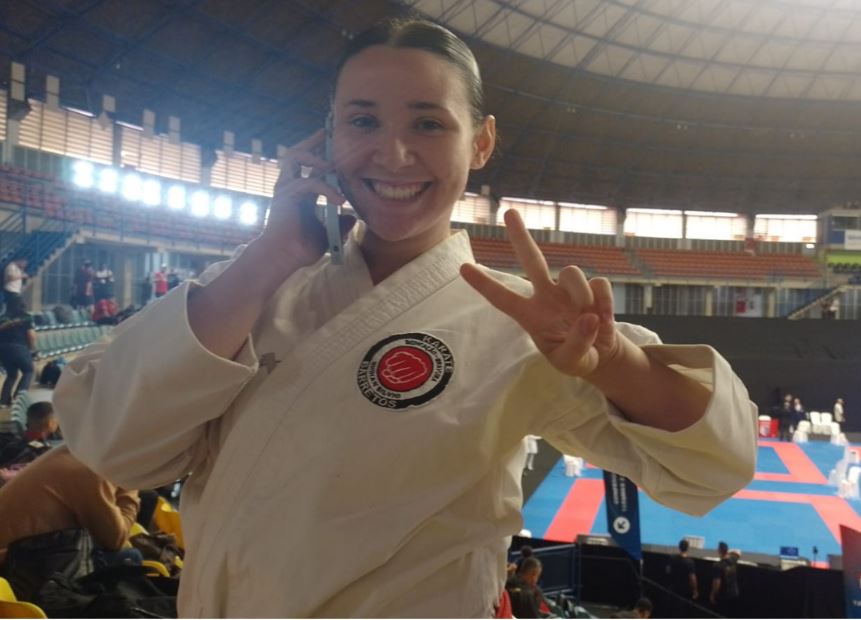 Karateca conquista bronze em final estadual