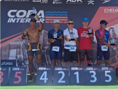 O triatleta José Sérgio Prudente Filho, o popular Cebola, participou, no último domingo (11)