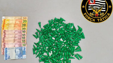 Jovem é preso por tráfico de entorpecente em Barretos (Foto: O Diário de Barretos)