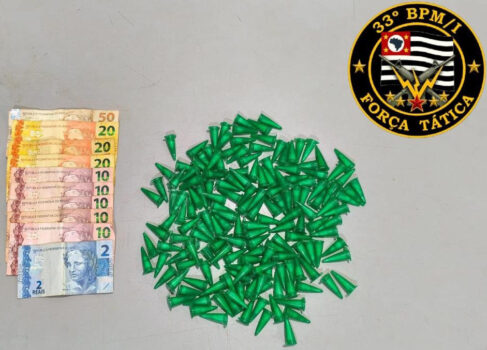 Jovem é preso por tráfico de entorpecente em Barretos (Foto: O Diário de Barretos)