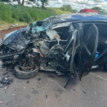 Colisão frontal mata condutor na rodovia Assis Chateaubriand (Foto: O Diário de Barretos)