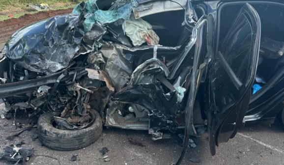 Colisão frontal mata condutor na rodovia Assis Chateaubriand (Foto: O Diário de Barretos)