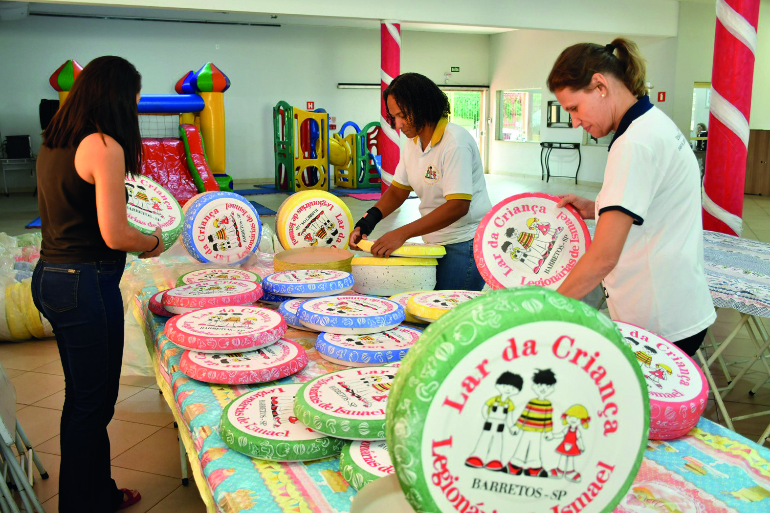 Promoção da pizza no Lar da Criança 