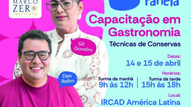 Capacitação gratuita em gastronomia reúne chefs no IRCAD 