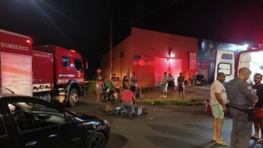 Acidente mobiliza equipes de resgate na Messias Gonçalves (Foto: O Diário de Barretos)