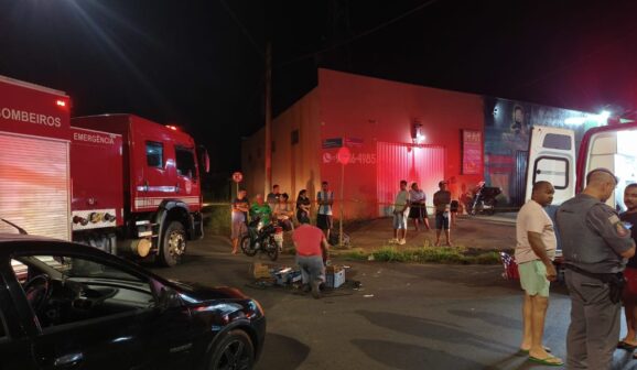 Acidente mobiliza equipes de resgate na Messias Gonçalves (Foto: O Diário de Barretos)