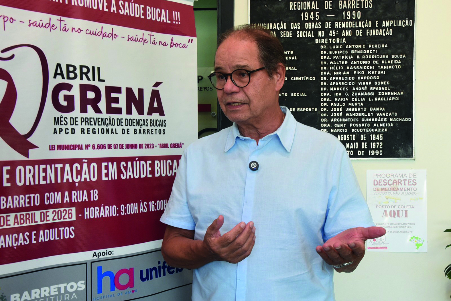 Praça tem ação para prevenção da saúde bucal