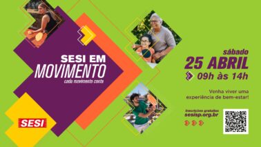 Sesi promove dia de atividades gratuitas no sábado 