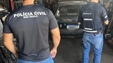Polícia Civil e DETRAN realizam operação de fiscalização de desmanches (Foto: O Diário de Barretos)