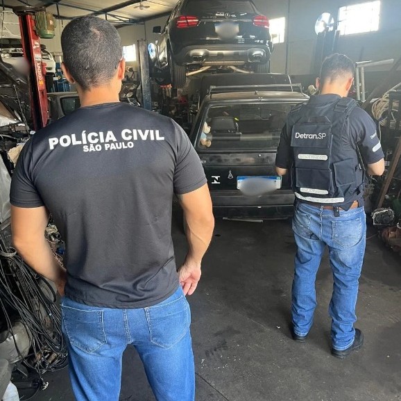Polícia Civil e DETRAN realizam operação de fiscalização de desmanches