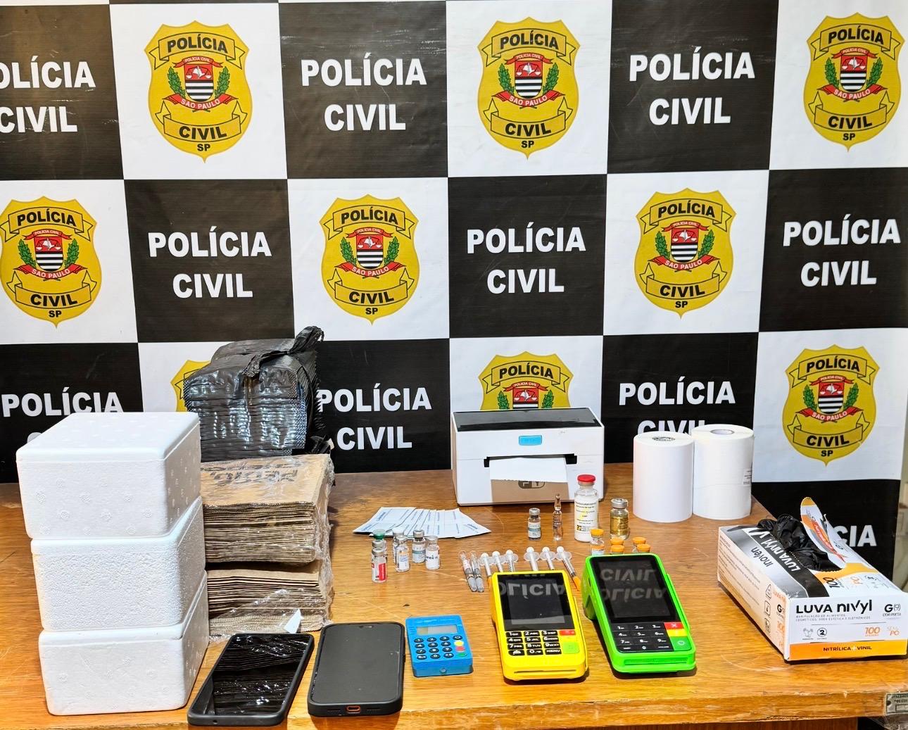 Polícia Civil prende mulher por venda ilegal de medicamentos para emagrecimento