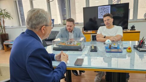 Reuniões em São Paulo trataram do projeto de construção do viaduto (Foto: Divulgação)