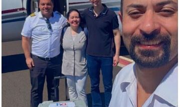 Uma força-tarefa aérea realizada neste domingo (5) viabilizou um transplante de coração.