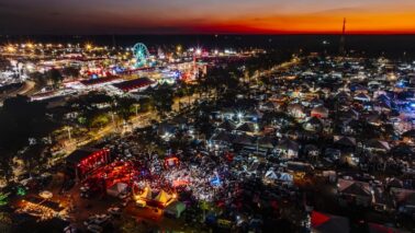 Parque tem várias atrações durante a Festa do Peão (Foto: Divulgação)