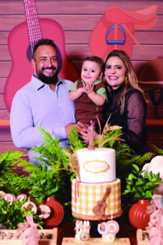 Benjamin Francisco Alves Silva comemorou seu 1º aninho