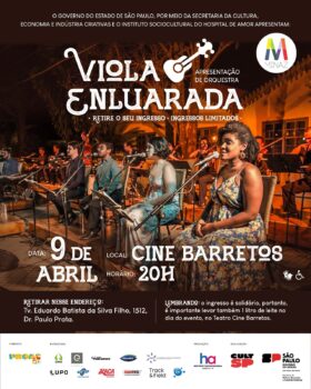 Espetáculo acontece nesta quinta-feira com entrada gratuita