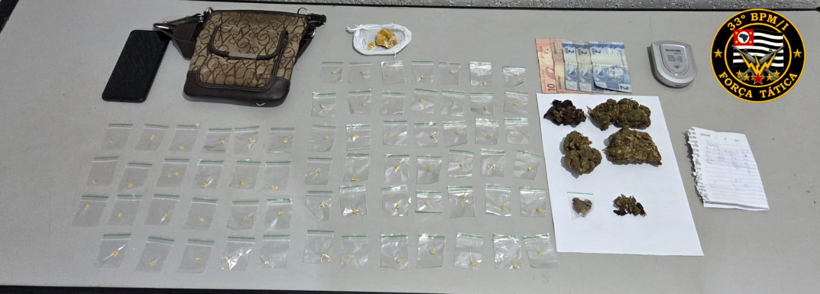 Jovem é detido por venda de drogas no bairro Pimenta