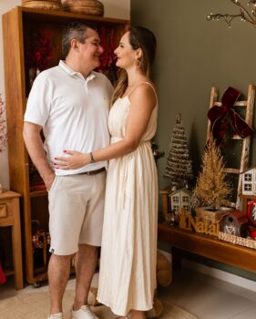 Amanda Balsanelli celebra a vida junto do marido