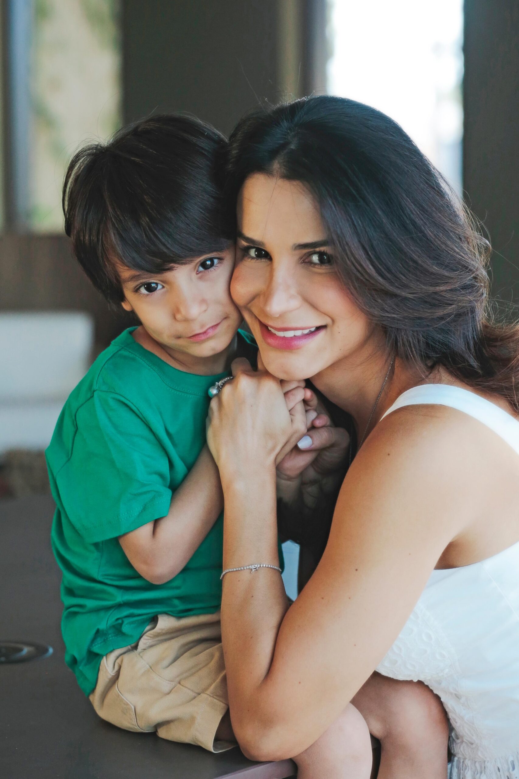 Aninha Lombardi e filho João Guilherme