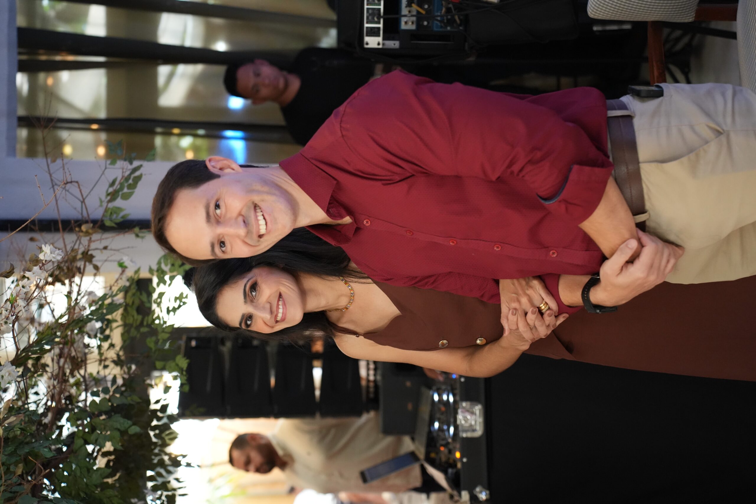 Guilherme Chubaci Bezerra e a esposa Sabrina