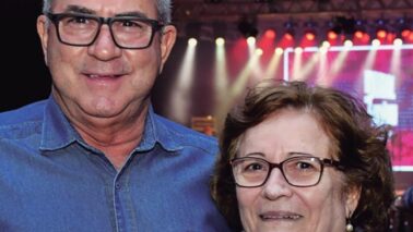 Itamar da Mata e Angela vivem um momento especial no clube do coração