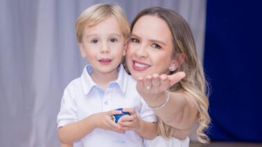 Aline Ferreira celebra o dia das mães