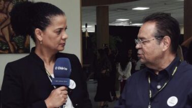 Sandra Moreno atuou na cobertura jornalística Ao lado de Luís Otávio Sandra Moreno atuou na cobertura jornalística Ao lado de Luís Otávio