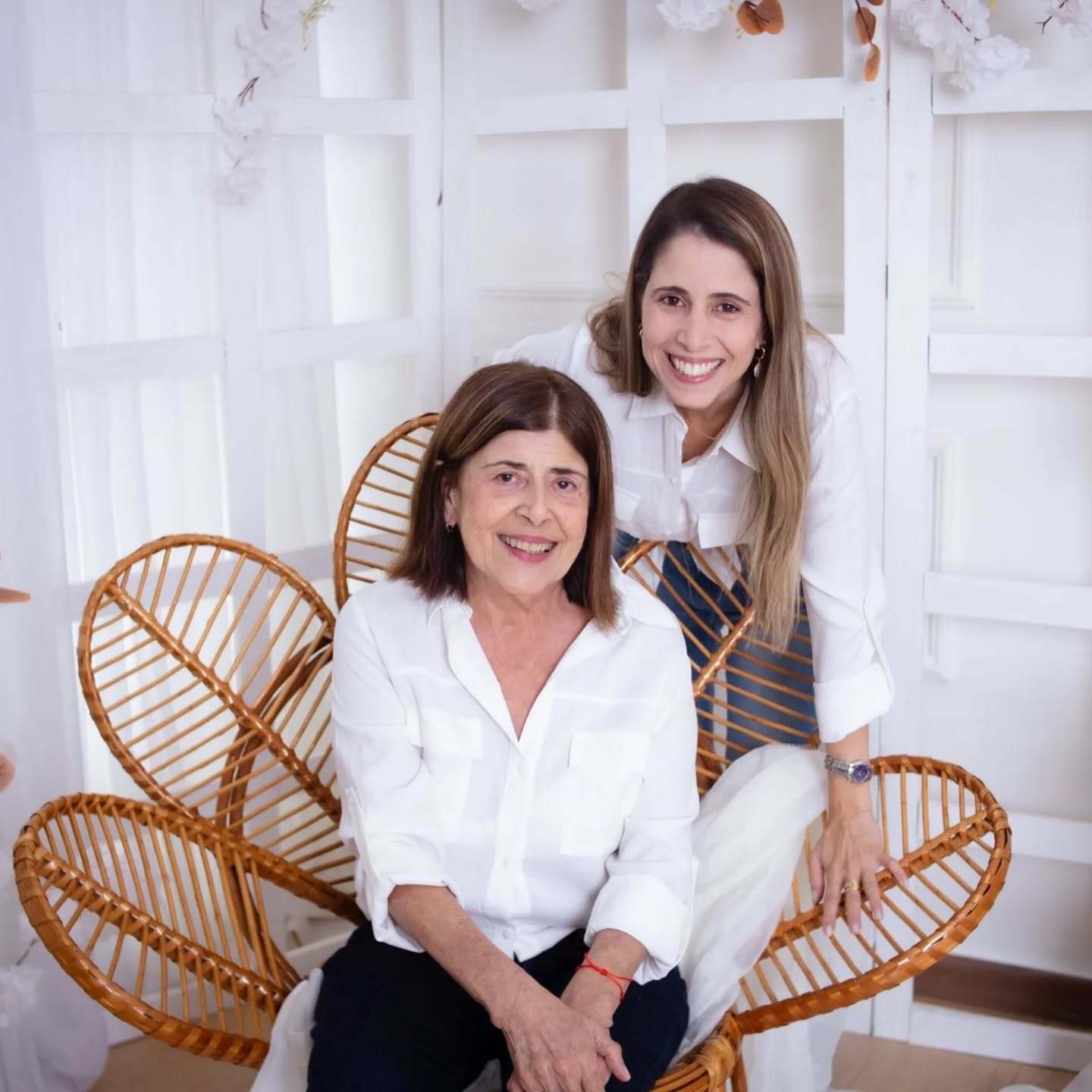 Letícia Branco e a mamãe Sandra Branco