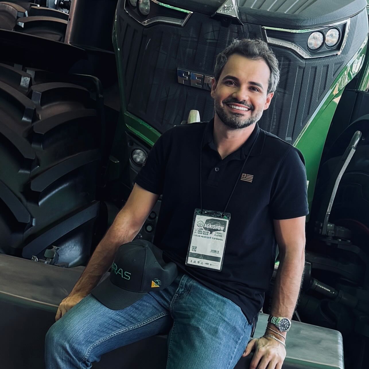 Lucas Espanhol esteve na Agrishow 2026