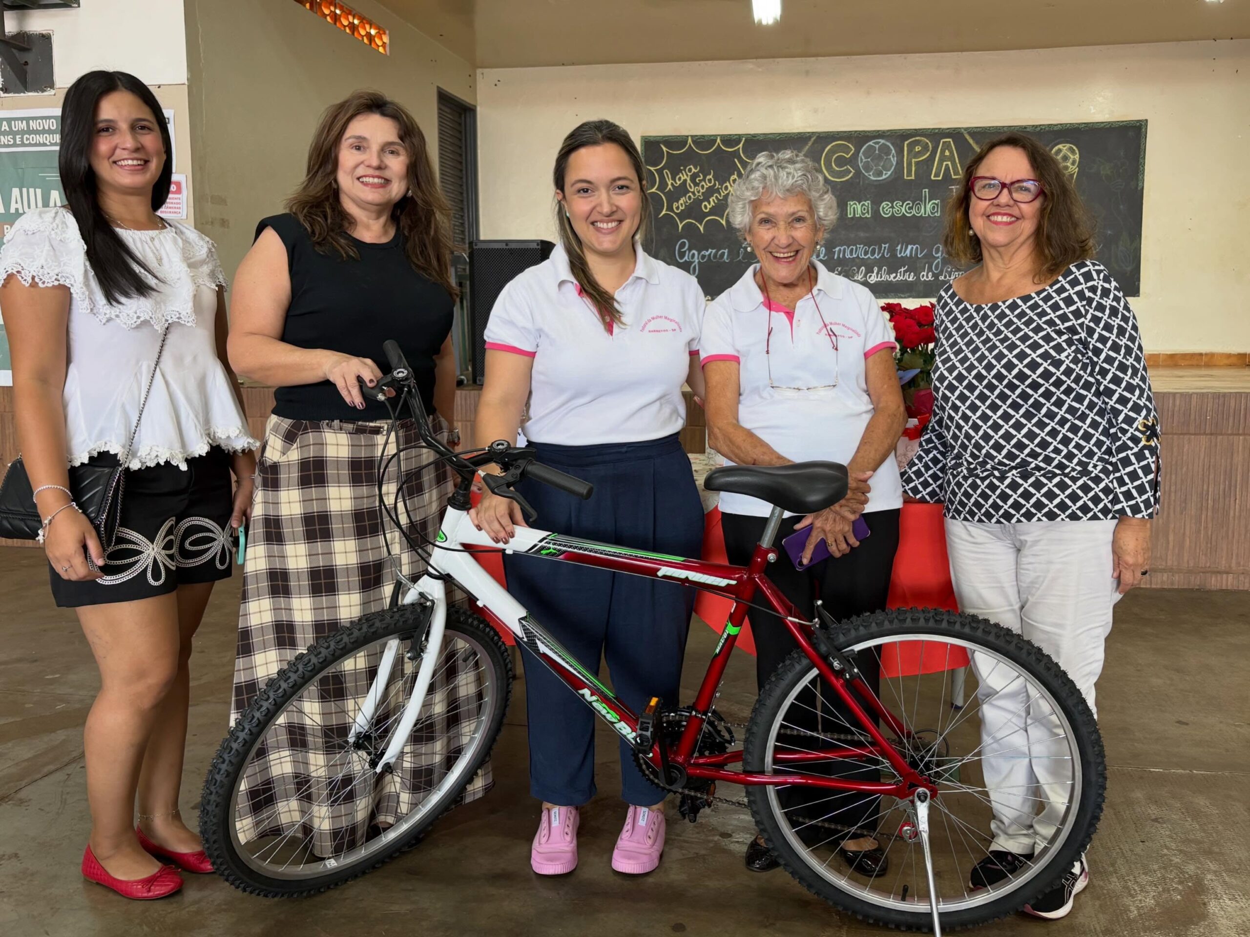 Gláucia Simões, Heloisa Chubaci, dona Nivalda e Maria Augusta Dib