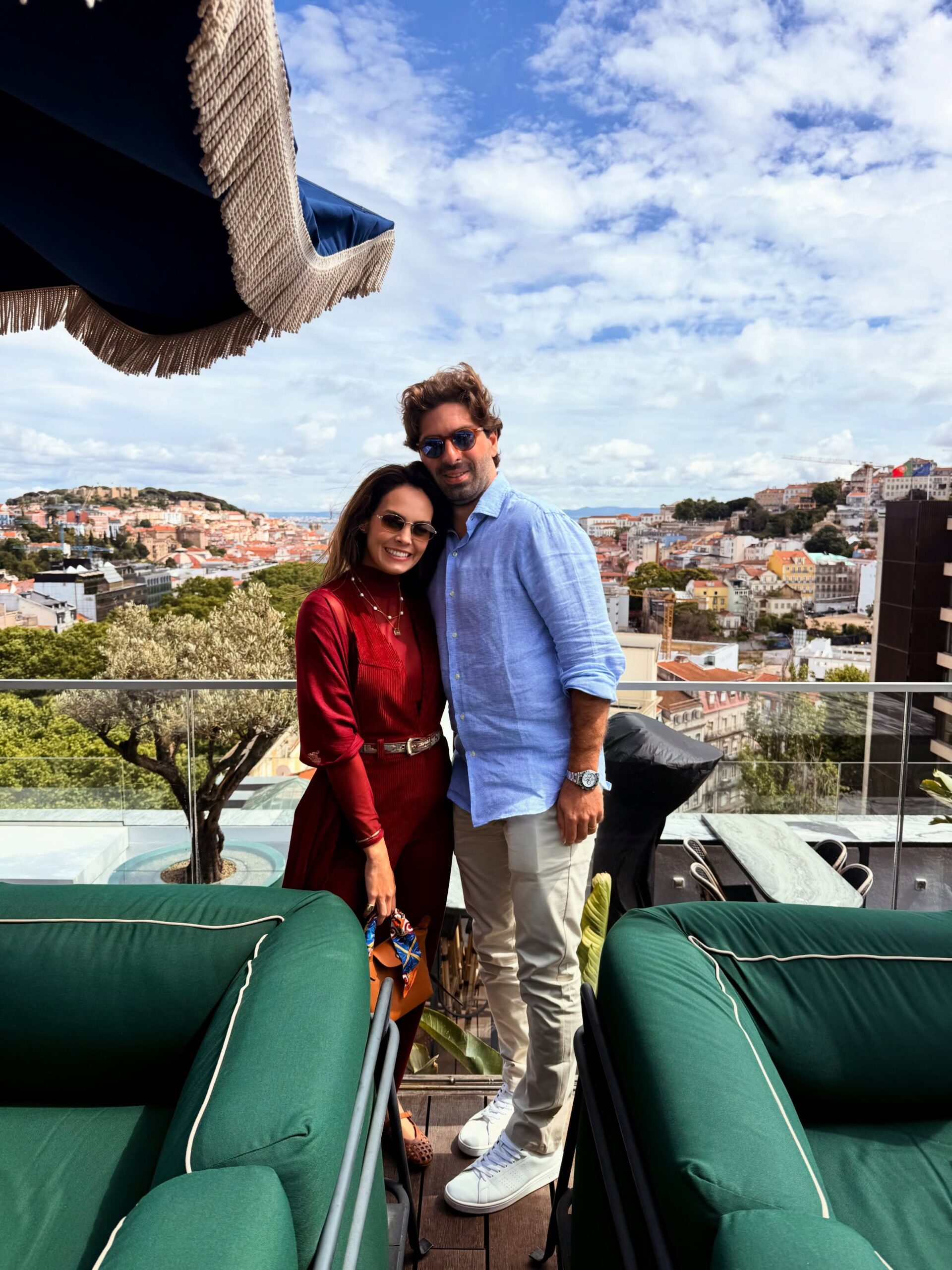 Rodrigo Fortes e Letícia Marques em Lisboa