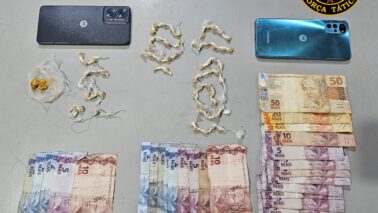 PM detém suspeitos durante ação de combate ao tráfico (Foto: O Diário de Barretos)
