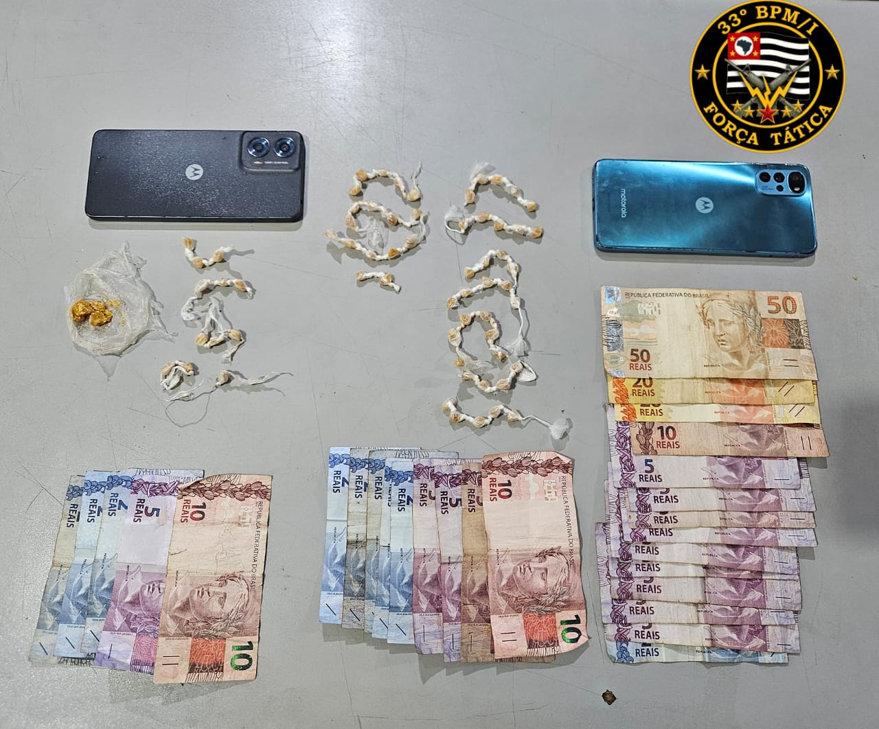 PM detém suspeitos durante ação de combate ao tráfico