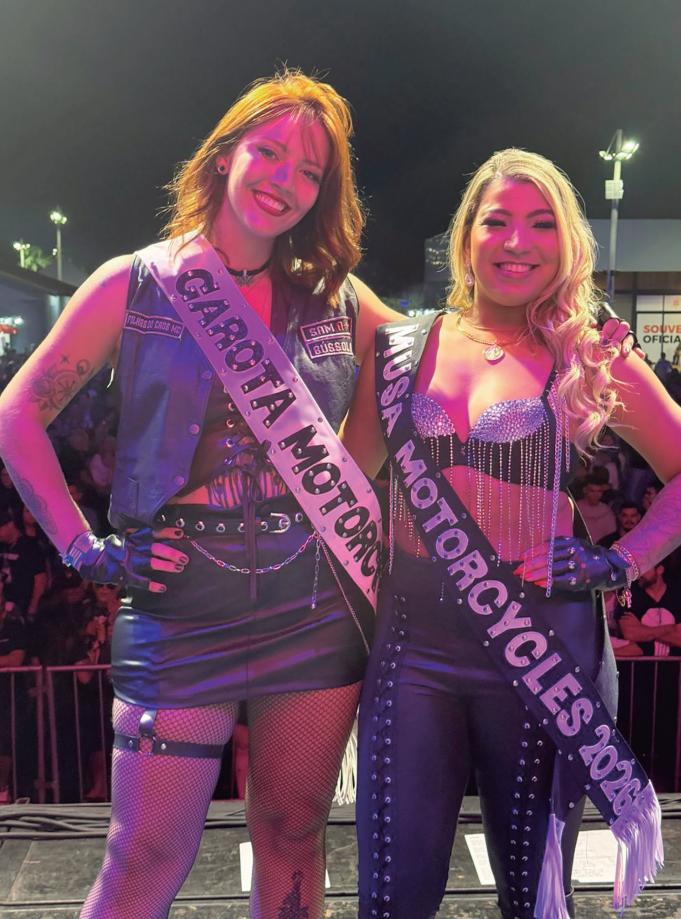 Samela Araújo, eleita Garota Motorcycles 2026, e Brenda Laís, Musa Motorcycles