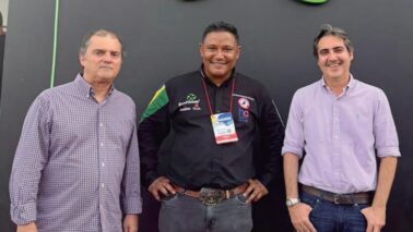 Trio visita a Agrishow