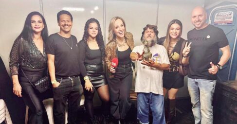O cantor Ventania foi um dos destaques da última noite de shows