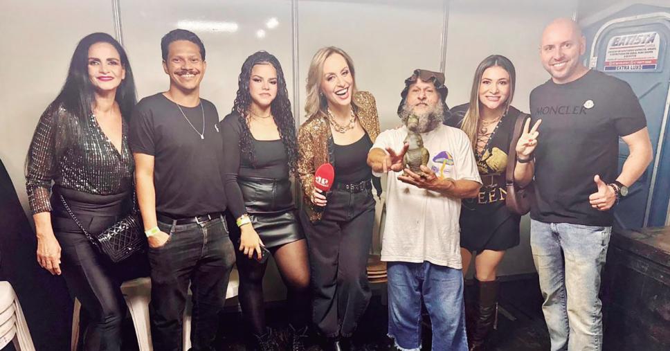O cantor Ventania foi um dos destaques da última noite de shows