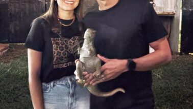 Pedro Muzeti e a esposa Ludmila Ximenes